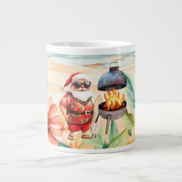 Weihnachten im Juli mit dem Weihnachtsmann am Stra Jumbo-Tasse