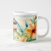 Weihnachten im Juli mit dem Weihnachtsmann am Stra Jumbo-Tasse (Rechts)