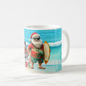 Weihnachten im Juli mit dem Weihnachtsmann am Stra Kaffeetasse (VorderseiteRechts)