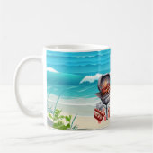 Weihnachten im Juli mit dem Weihnachtsmann am Stra Kaffeetasse (Links)