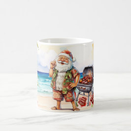 Weihnachten im Juli mit dem Weihnachtsmann am Stra Kaffeetasse