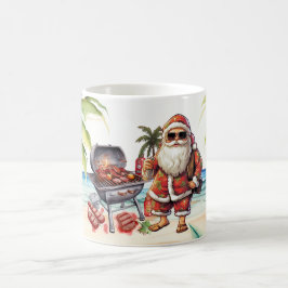 Weihnachten im Juli mit dem Weihnachtsmann am Stra Kaffeetasse