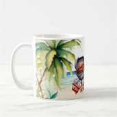 Weihnachten im Juli mit dem Weihnachtsmann am Stra Kaffeetasse (Links)