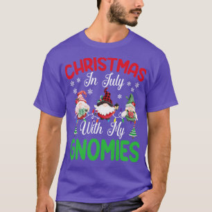 Weihnachten im Juli mit meinen Gnomen lustigen Som T-Shirt