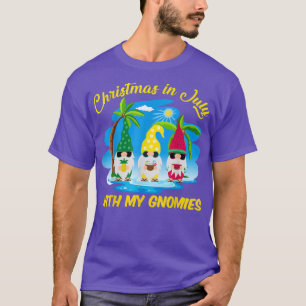 Weihnachten im Juli mit meinen Gnomies Beach Summe T-Shirt