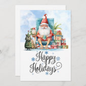 Weihnachten im Juli mit SANTA CLAUS am Strand (Vorne/Hinten)