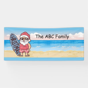 Weihnachten im Juli mit SANTA CLAUS Banner