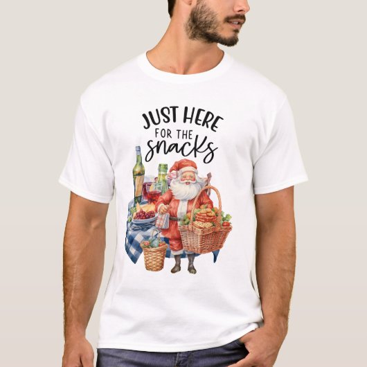 Weihnachten im Juli mit SANTA CLAUS Beachy T-Shirt (Vorderseite)