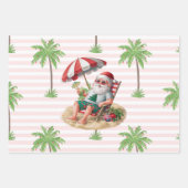 Weihnachten im Juli mit SANTA CLAUS Geschenkpapier Set (Vorderseite)