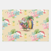 Weihnachten im Juli mit SANTA CLAUS Geschenkpapier Set (Vorderseite)