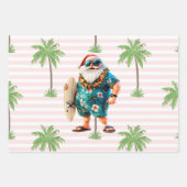 Weihnachten im Juli mit SANTA CLAUS Geschenkpapier Set (Vorderseite)