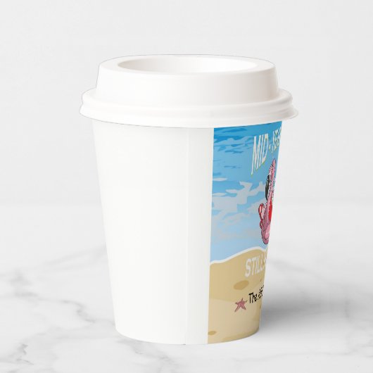 Weihnachten im Juli mit SANTA CLAUS Pappbecher (Rechts)