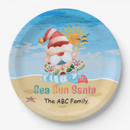 Weihnachten im Juli mit SANTA CLAUS Pappteller