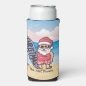 Weihnachten im Juli mit SANTA CLAUS Selters Dosenkühler (Seltzer Vorderseite)