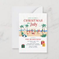 Weihnachten im Juli Modern Family Sommerparty