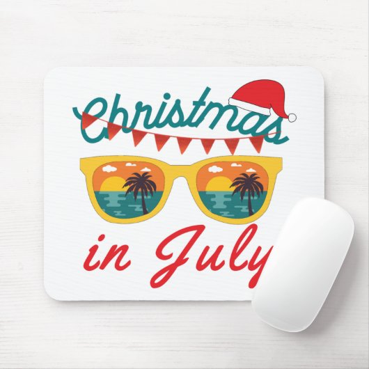 Weihnachten im Juli Mousepad (Mit Mouse)
