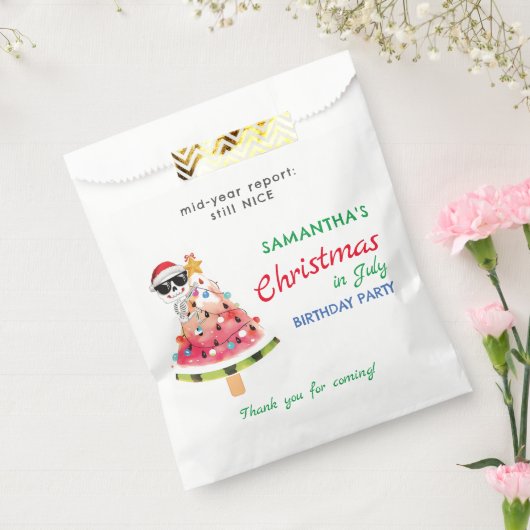 Weihnachten im Juli Naughty oder Nice Kleinkind Ge Geschenktütchen (Versiegelt)