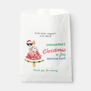 Weihnachten im Juli Naughty oder Nice Kleinkind Ge Geschenktütchen