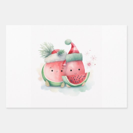 Weihnachten im Juli niedlich Geschenkpapier Set (Vorderseite 3)