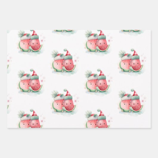 Weihnachten im Juli niedlich Geschenkpapier Set (Vorderseite)