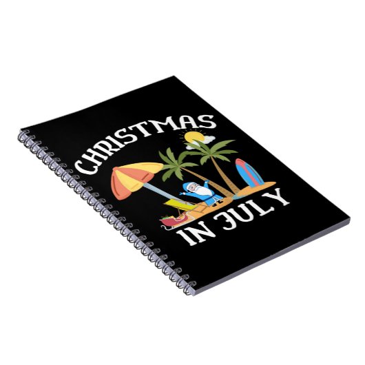 Weihnachten im Juli Notizblock (Rechte Seite)