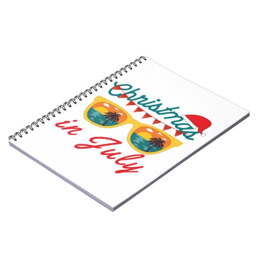 Weihnachten im Juli Notizblock (Linke Seite)