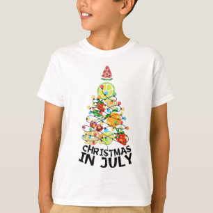 Weihnachten im Juli Obst Weihnachten Bäume Sommer T-Shirt