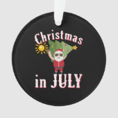 Weihnachten im Juli Ornament (Vorderseite)