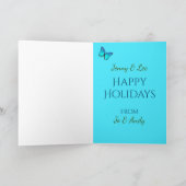 Weihnachten im Juli Palm Blätter und Schmetterling (Innenseite)