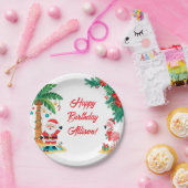 Weihnachten im Juli-Papierteller Pappteller (Party)