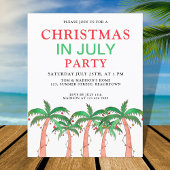 Weihnachten im Juli Party Einladung
