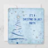 Weihnachten im Juli Party Einladung (Vorderseite)