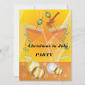 Weihnachten im Juli Party Einladung (Vorderseite)