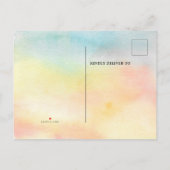 Weihnachten im Juli Party Einladungspostkarte (Rückseite)