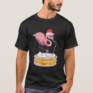 Weihnachten im Juli Party Flamingo Bird Summer Vac T-Shirt