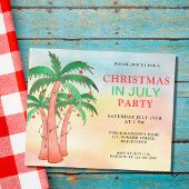 Weihnachten im Juli Party Palmen einladen