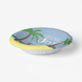 Weihnachten im Juli Party Pappteller (Gewinkelt)