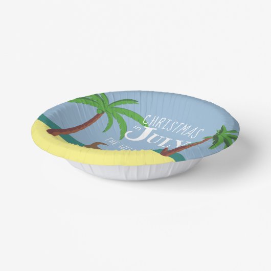 Weihnachten im Juli Party Pappteller (Gewinkelt)