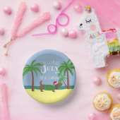 Weihnachten im Juli Party Pappteller (Party)