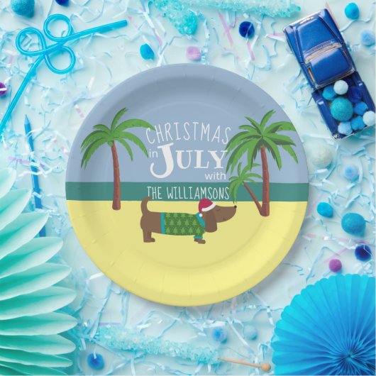 Weihnachten im Juli Party Pappteller (Party)