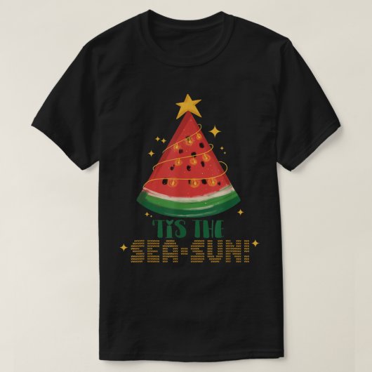 Weihnachten Im Juli Party T-Shirt Wassermelone Wei (Design vorne)