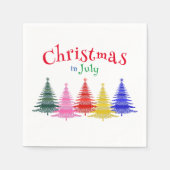 Weihnachten im Juli Party zum bunten Spaß Serviette (Vorderseite)