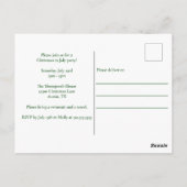 Weihnachten im Juli Partys Sommer Santa Claus Beac Postkarte (Rückseite)