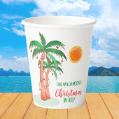 Weihnachten im Juli Personalisiert Pappbecher