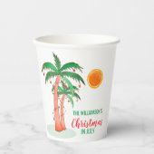 Weihnachten im Juli Personalisiert Pappbecher (Vorderseite)