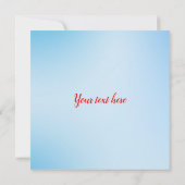 Weihnachten im Juli Pineapple Santas Hat Flamingo Karte (Rückseite)