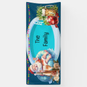 Weihnachten im Juli Pool Party Banner (Vertikal)
