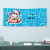 Weihnachten im Juli Pool Party Banner (Messe)
