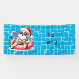 Weihnachten im Juli Pool Party Banner