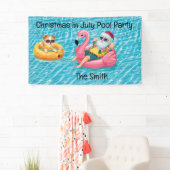 Weihnachten im Juli Pool Party Banner (Insitu)